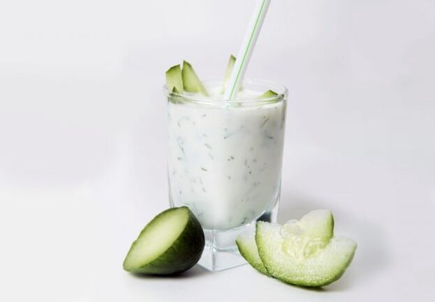 Diet mentimun-kefir