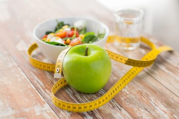 sayuran, buah-buahan dan air sangat penting untuk menurunkan berat badan