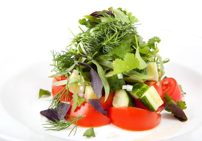 salad sayuran untuk diet hipoalergenik