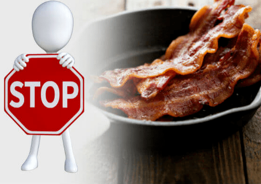 menyerah bacon untuk menurunkan berat badan